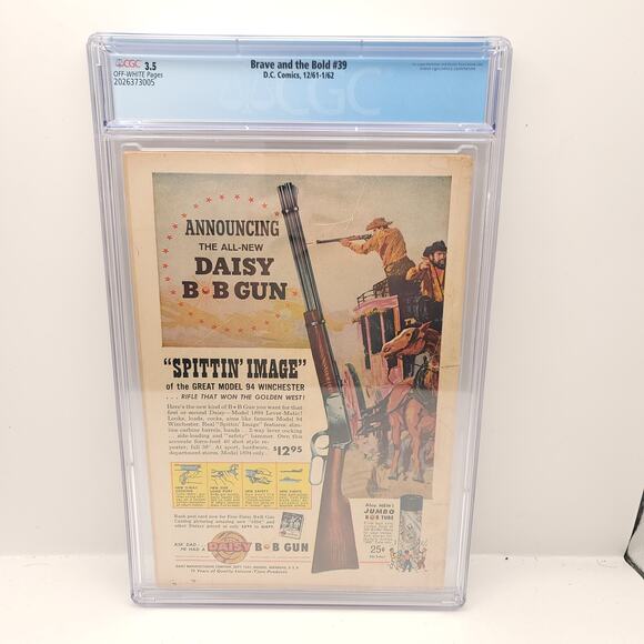 DC Comics Brave and the Bold #39 CGC Graded 3.5 Sealed Comic Book - Picture 2 of 6